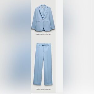 Zara Light Blue Blazer and Tailor Pants
SOLD AS SET